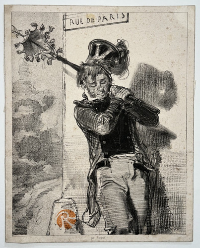 Chapeau chinois lithographie - chinois,