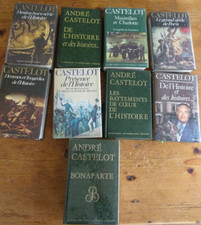 Lot de 9 livres Histoire André Castelot Perrin Napoléon Présence