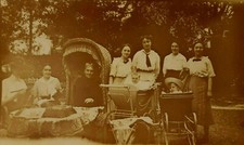Photo vintage famille groupe