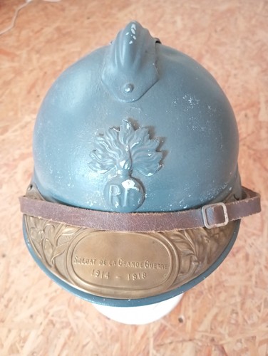 Casque adrian modele 1915 - adrian,