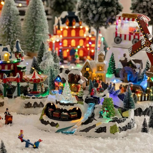 Village noël train - de,
