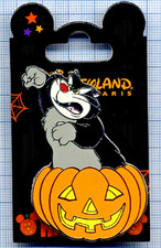 Pin's Disney Chat Lucifer citrouille Halloween Cendrillon / black cat Cinderella
