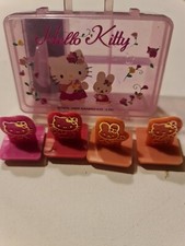 hello kitty valise de tampons encreurs - - 8 x 5.5 cm - bon état- 
