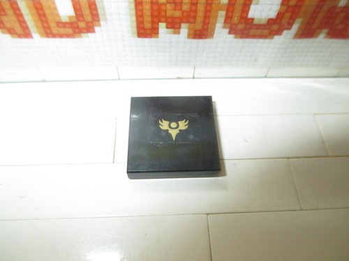 Lego tile 2x2 - tile, gold