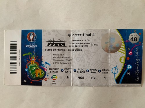 Ticket match uefa - uefa, euro