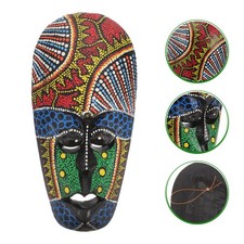  Sculpture Masque Tribal Africain Décoration Murale Tenture Sculptée Africaine