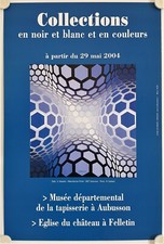 Affiche tapisserie vasarely - affiche,