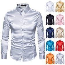 Chemise En Satin De Soie Pour