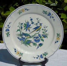 Villeroy et Boch - Plat rond en porcelaine, modèle Phoenix bleu (blau) Diam 31,5