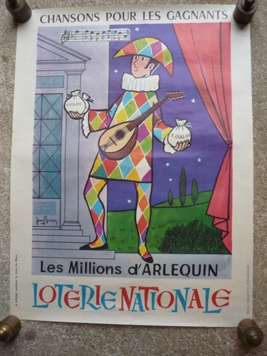 Affiche loterie nationale - affiche,