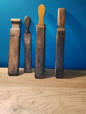 Lot De 4 Affuteur de lame rasoir vintage ( coupe Choux ) 19 , 20 Ème A Saisir 