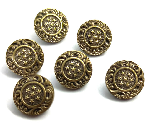 Boutons livree en metal - ,