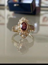 Bague marquise ancienne en or