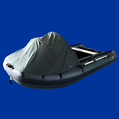 Bateau vert fond gonflable