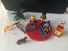 Playmobil 3820 tourniquet avec enfants vélo chien parc aire de jeux vintage