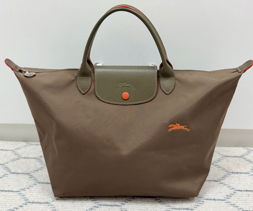 Longchamp olive green orange - longchamp, green/orange
