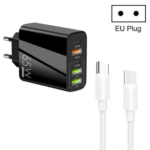 Chargeur dual 65w - 65w, +