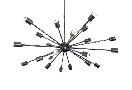 Chandelier sputnik noir - chandelier, en