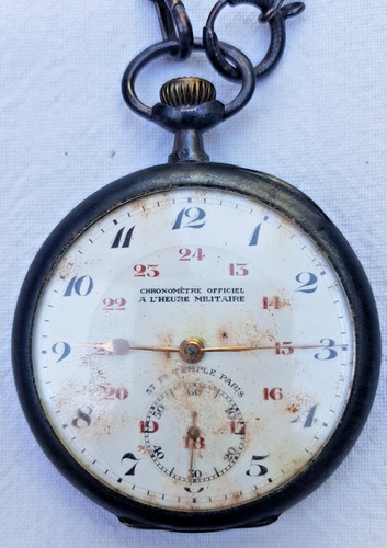 Montre gousset argent - montre, a