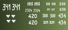 Panzer 16 decals - panzer, 1/16