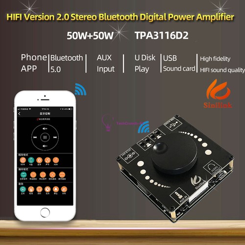 Bluetooth 50wx2 tpa3116d2 - bluetooth, .0