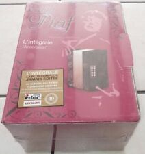 NEUF SCELLE EDITH PIAF COFFRET ACCORDEON L'INTEGRALE 20 CD 2 LIVRET PORTFOLIO