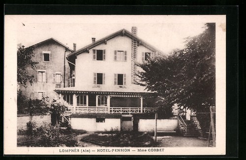 Cpa lompnes hotel - lompnes,, pension