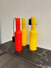  Lot 3 suspensions verre Murano / Massimo Vignelli / Gino Vistosi 1960 1970 