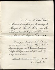 faire-part de Mariage du