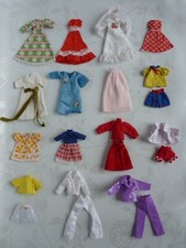 Tenues vintage taille Dawn, Pippa Palitoy vendues SANS POUPEE