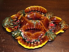 Plat VALLAURIS avec 6 compartiments 44 x 37 cm