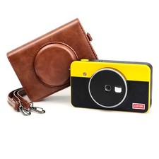 Kodak Mini Shot 2 Retro étui Housse de Protection en Cuir PU pour Kodak C210R...