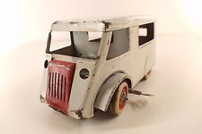 JAN VINOT FRANCE 5194-9A DURIEZ Fourgon-ambulance moteur clé tôle tintoy 21cm