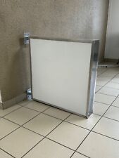 enseigne drapeau lumineuse caisson alu excellent  état  80/80/15 visible 2 faces