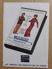 VHS TRADE AD - TOOTSIE  - PUB VHS - DUSTIN HOFFMAN - SYDNEY POLLACK