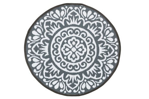 Tapis rondo gris rond - tapis,