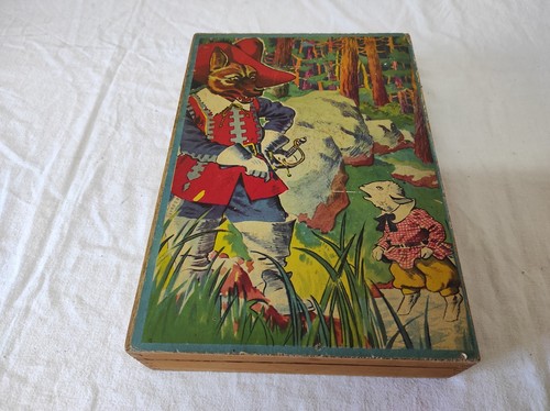 Ancien jeu bois puzzle - ancien,