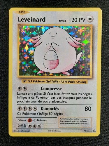 Carte pokémon leveinard - pokémon,