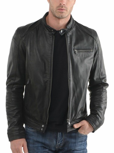 Manteau veste moto - manteau, en