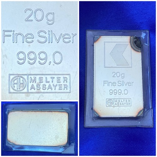 Lingot argent pur 999 - lingot, banque