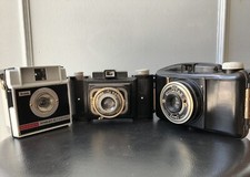 Lot 3 appareils photo Vintage Bakelite Kodak FEX Boyer 1940 1950 1960
