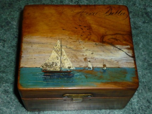 Ancienne boite olivier - ancienne, en