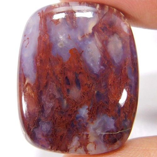 Coussin agate rouge - en,