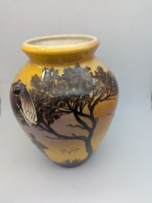 Vase Saint Jean du Désert, Cigale, signé L. Berty, Marseille