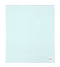 Victoria's Secret Pink BABY BLUE Plush Fleece Blanket Soft Cozy Carrier 50x60in