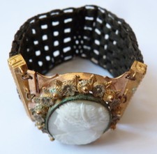 Bracelet cheveux tressés