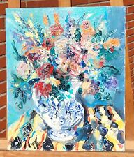 YVON GRAC Les Fleurs Dans la