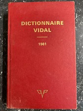 DICTIONNAIRE VIDAL 1981