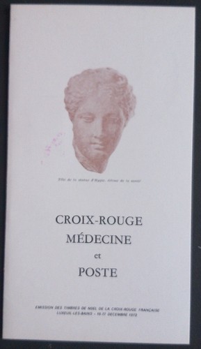 Encart philatélique croix - encart,