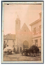 Allemagne, Achern, Nikolauskapelle Vintage print.  Tirage citrate  6,5x10,5 